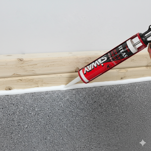 Scellant ignifuge UL résistant au feu pour usine, joints flexibles coupe-feu, mastic silicone ignifuge pour systèmes d'évacuation de fumée - Product Image 6