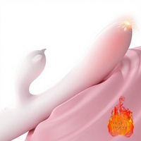 Beheizbarer Teleskop-Massagestab aus Weichem Silikon mit Mehrfrequenz-Vibration für Professionelle Entspannung und Gesundheit