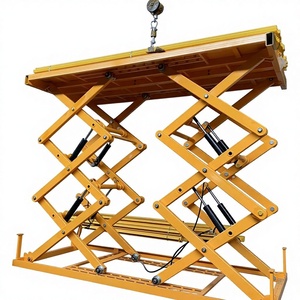 Elevador de Tijera Hidráulico de Acero Personalizable de Una Sola Plataforma para Vehículos, Capacidad de Elevación de 6 Toneladas, para Transferencia de Vehículos entre Pisos - Product Image 1