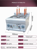 Équipement de cuisine, bouilloire à spaghetti, cuiseur à pâtes, machine à cuisiner, cuisinière à nouilles