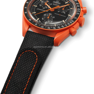Bracelet de montre en caoutchouc de silicone, bracelet de remplacement, boucle réglable, boucle tissée, sport, décontracté, mode, fermoir à pression, 21 cm - Product Image 5