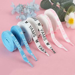 Wholesale Custom Polyester Flat Shoe Laces Printed Silk Screen Printing Shoelace - Product Image 3
