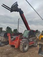 Chargeur télescopique MANITOU MT 1740 d'occasion certifié CE/EPA, 4 tonnes, d'origine française, hauteur maximale de levage 17 mètres, prix NEUF
