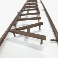 Letras Metálicas 3D de Acero Inoxidable SUS304 de Alta Durabilidad, Sin Iluminación, para Logotipos de Edificios Escolares, Marca GFace