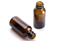 Soins de la peau personnalisés boston flacons de sérum ronds en verre avec compte-gouttes à vis 15ml 30ml 60ml 120ml flacons compte-gouttes en verre d'huile essentielle