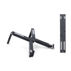 Soporte para ordenador portátil, trípode de plástico plegable, soporte de escritorio para portátiles, altura ajustable, uso portátil para oficina y viajes - Product Image 5