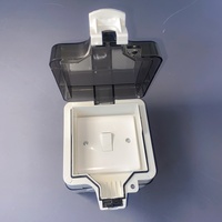 Boîtier électrique multifonctionnel en plastique ABS/PC étanche IP66, interrupteurs muraux extérieurs, boîtier anti-poussière, résistant aux intempéries, facile