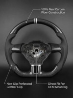 Volant sport en cuir et fibre de carbone pour Volkswagen Golf R Golf GTI MK4 Passat B5