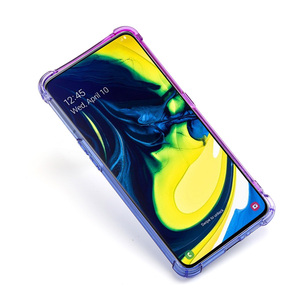 Custodia TPU Antiurto con Colore Sfumato per Samsung <span class=keywords><strong>Galaxy</strong></span> <span class=keywords><strong>A80</strong></span>, Cover Morbida Trasparente in TPU per Samsung <span class=keywords><strong>Galaxy</strong></span> A90 - Product Image 3