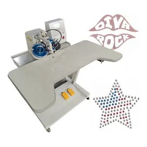 Automatisation Rhinestone Setting Heat Press Machine Prix Hotfix Rhinestones Machine