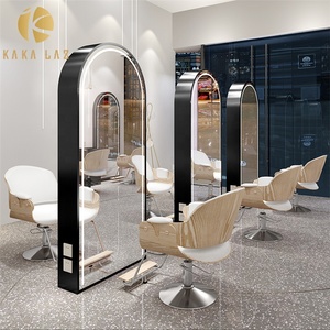 Equipo de salón de belleza, espejo de doble cara, LED, escenario - Product Image 4