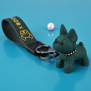 <span class=keywords><strong>Porte</strong></span>-<span class=keywords><strong>clés</strong></span> 3D en PVC pour sac à dos, breloque voiture dessin animé, bracelet en cuir PU pour femmes et hommes - Product Image 2