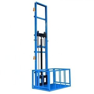 Elevador de Carga Pequeño y Sencillo de Una Vía, 300kg 500kg, Elevador Hidráulico de 4m para Hogar, Supermercado, Almacén Industrial Vertical SGY - Product Image 1