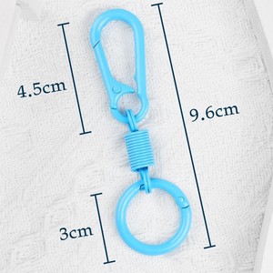 Đầy Màu Sắc Thân Thiện Với Môi Kẽm Hợp Kim Carabiner Clip Mùa Xuân Kết Nối Đơn Giản Phong Cách Phù Hợp Với Vòng <span class=keywords><strong>Keychain</strong></span> Cho Túi Phím Phụ Kiện - Product Image 2