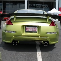 Kit carrosserie large Z33 amélioré pour Nissan 350Z, pare-chocs avant et arrière en fibre de verre, ailes et extensions d'ailes arrière, jupes latérales