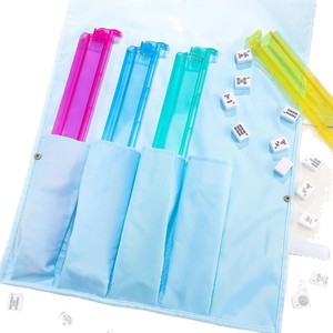 Sac de rangement pour tuiles de Mahjong, best-seller, grande capacité, portable, moderne, minimaliste, avec compartiments, en polyester - Product Image 3