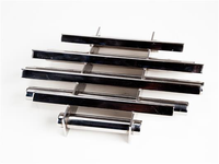 Aimants de trémie robustes Grilles magnétiques en céramique/ferrite Grilles magnétiques carrées ou rondes avec déflecteur angulaire