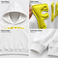 Sweat-shirts à capuche personnalisés en coton molletonné épais, coupe oversize et carrée, avec broderie 3D et patch appliqué – Fabricant de vêtements