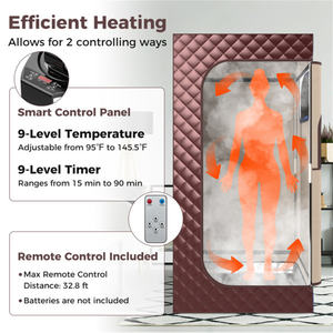 Salle de tente de couverture de sauna portable DB - Product Image 1