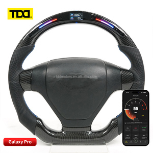 Volante de fibra de carbono TDD LED para Hyundai Veloster, personalizable. - Product Image 1