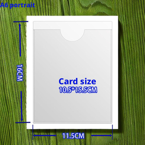 ที่ใส่บัตร PVC แบบเหนียวแน่น ติดด้วยกาว<span class=keywords><strong>ใน</strong></span>ตัว ช่องใส่ป้ายใส กันฝุ่น สำหรับชั้นวางสินค้าในซูเปอร์มาร์เก็ต - Product Image 2