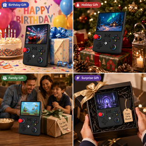 Console di Gioco Portatile Retro R36 MAX 2 con WiFi, Schermo IPS da 4.5'', Sistema Linux, Lettore Video Portatile <span class=keywords><strong>per</strong></span> Bambini e <span class=keywords><strong>Adulti</strong></span>, Idea Regalo - Product Image 6