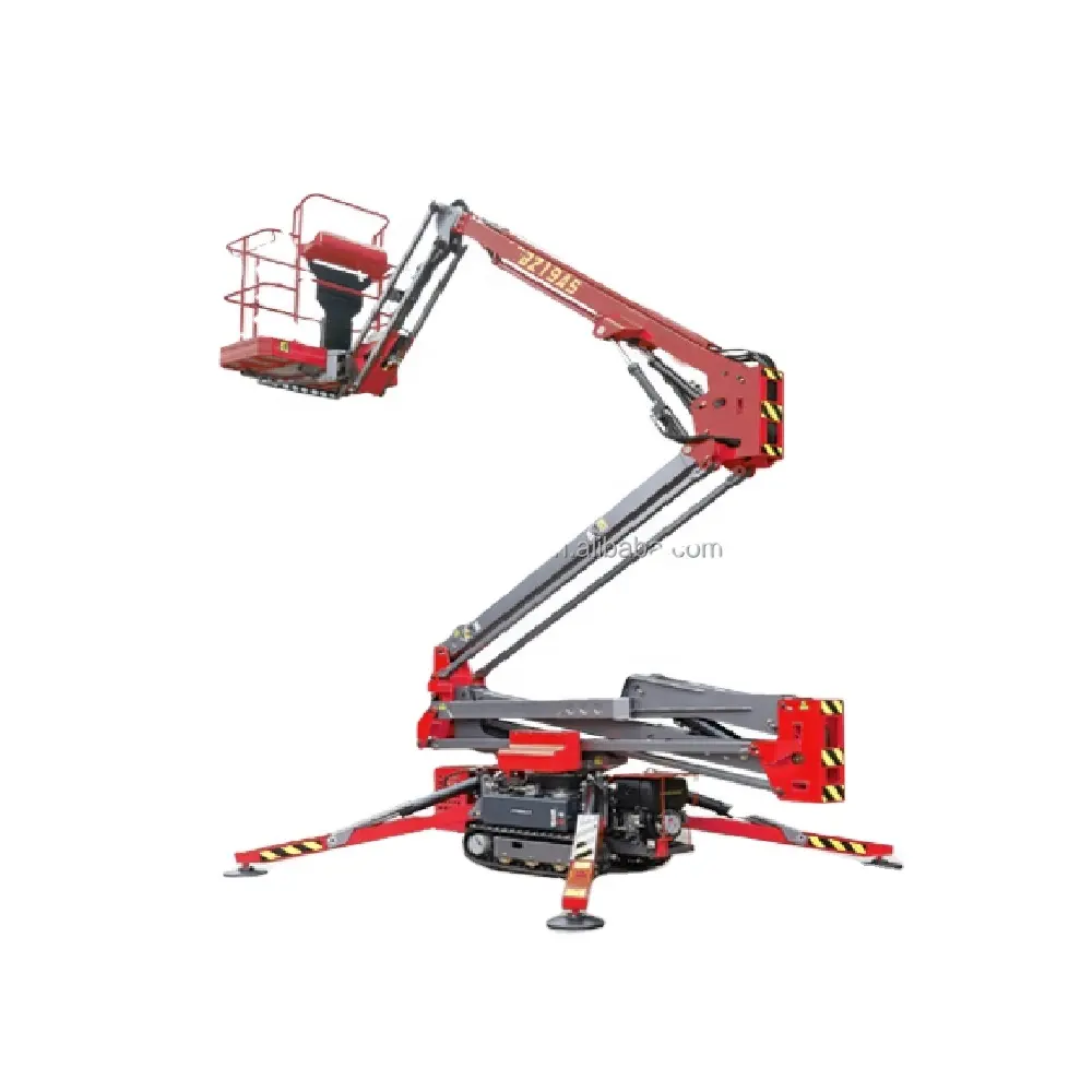 14M Chiều Cao Động Cơ Diesel Boom Lift Cánh Tay Di Động Làm Việc Trên Không Nền Tảng Giá