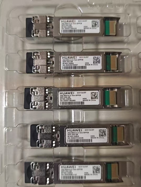 SFP-25G-SR-S 25GBASE-SR 850nm 100m LC MMF SFP28 Port Optical Transceiver Module for Commercial Network Switches SFP-25G-LR