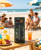 Panneau de commande d'amplificateur audio karaoké personnalisé OEM ODM avec entrée MP3, USB, carte TF, micro et guitare pour haut-parleur portable