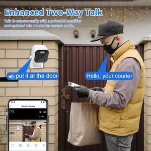 WiFi Network Camera 1080P Indoor Infrared Night Vision <b>Memory</b> <b>Card</b> Storage Voice Intercom Surveillance Camera - Product Image 4