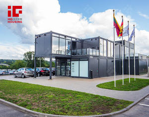 Contenedor de panel sándwich Casa prefabricada Cafetería Restaurante Contenedor Bar Cafetería con cocina - Product Image 4