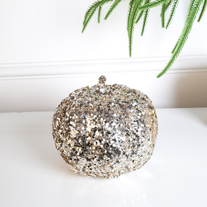 Ornement de Noël rond fait main en mousse dorée perlée de 8 cm de haute qualité <span class=keywords><strong>Miman</strong></span> pour la saison des fêtes - Product Image 2
