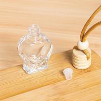 KYLIA 9ML Aroma Diffuseur Voiture Parfum Pendentif désodorisant Vide Parfum Bouteille En Verre Suspendu Voiture Diffuseur Bouteille