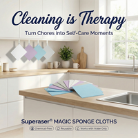 Superaser – Chiffon éponge écologique personnalisé pour le nettoyage de la cuisine