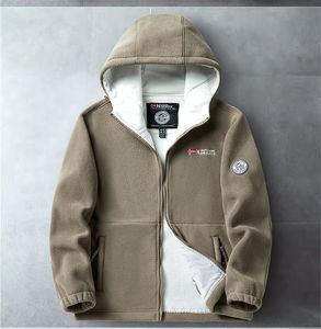 High Quality Men's Hoodies Unisex Zip up Wholesale Custom Fleece Hoodies Embroidery Logo Blank Men Hoodies - Product Image 6