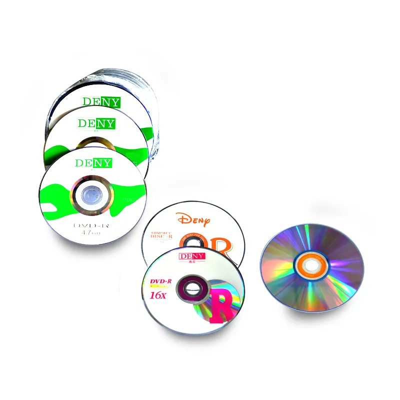 Leere CD Rom Disk Dreifarbdruck Beliebte 700MB OEM Sale Druck leere CDs