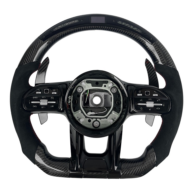 Custom Carbon Fiber LED Steering Wheel (Mercedes-Benz Fitment), photo 2