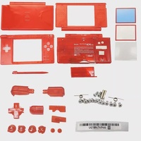Coque de protection transparente complète de remplacement pour console de jeu DS Lite