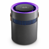 Nouvel humidificateur sans brume, humidificateur à forte production de brume avec purification de l'air, mini purificateur d'ions négatifs portable pour la maison et le bureau