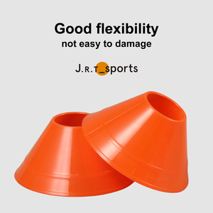 Logo kustom warna Solid <span class=keywords><strong>Super</strong></span> ringan Mini latihan sepak bola kelincahan latihan hambatan barel penanda lapangan sepak bola cakram kerucut - Product Image 4