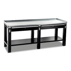 Banc de travail 506 TAC 72 po x 30 po avec plateau en acier et étagères de rangement pour usage en atelier - Product Image 2