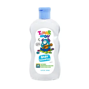 Shampoo para bebês de marca própria profissional de fábrica personalizada 300ml produtos de lavagem refrescantes para cabelos de bebês