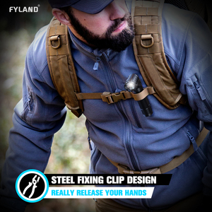 Đa Chức Năng Đèn Pin Chiến Thuật Góc Phải Có Thể Sạc Lại Nhỏ Gọn <span class=keywords><strong>Torch</strong></span> Cho Săn Bắn Câu Cá Cắm Trại Zoom Đèn Pin & Ngọn Đuốc - Product Image 3