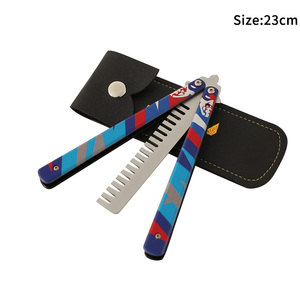 <span class=keywords><strong>Precio</strong></span> de fábrica <span class=keywords><strong>Valorant</strong></span> Fearless Contract Night Dew Comb Mano 23CM <span class=keywords><strong>Cuchillo</strong></span> Peine Modelo Aleación Juguete - Product Image 2