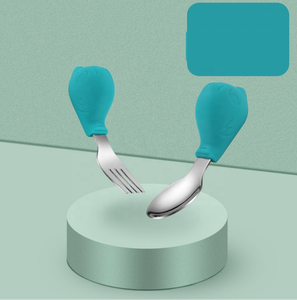 Vente chaude Silicone Spork Kits <span class=keywords><strong>Bebe</strong></span> Bébé Alimentation Cuillère Et Fourchette ODM & OEM Usine - Product Image 2