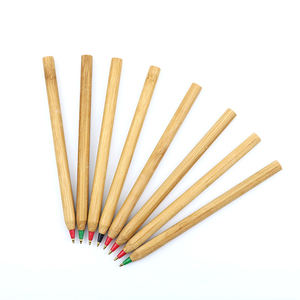 Bolígrafo de Madera Reciclada Ecológico de Diseño Simple Personalizado al por Mayor, Bolígrafo de Bolas Biodegradable de Bambú con Logotipo - Product Image 1