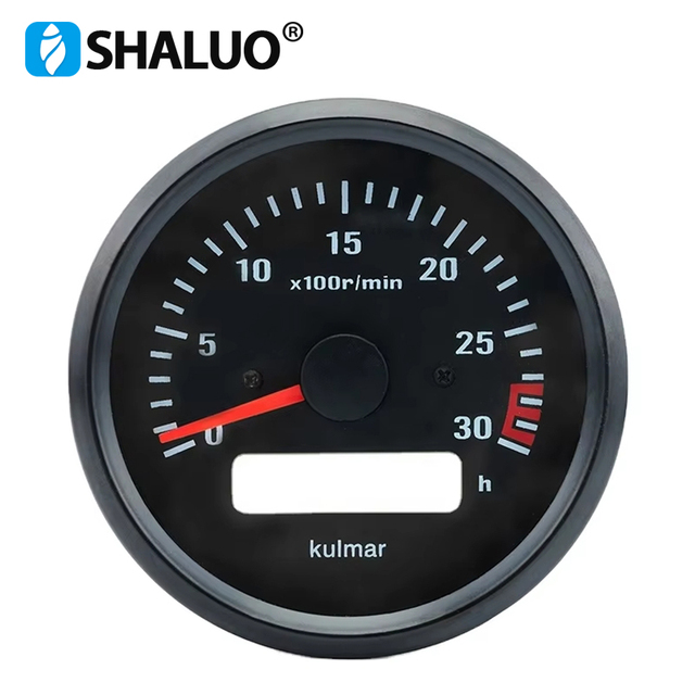 Generator Spare Parts Diesel Engine Mechanical Tachometer 3000RPM Hour Speed Meter Gauges