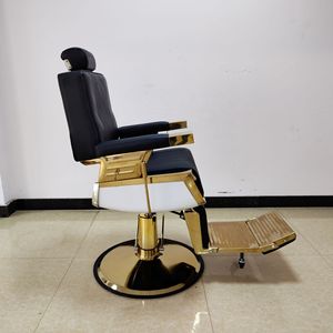 Fauteuil de barbier vintage inclinable pour hommes, pour la coupe de cheveux et les soins de beauté en salon - Product Image 4