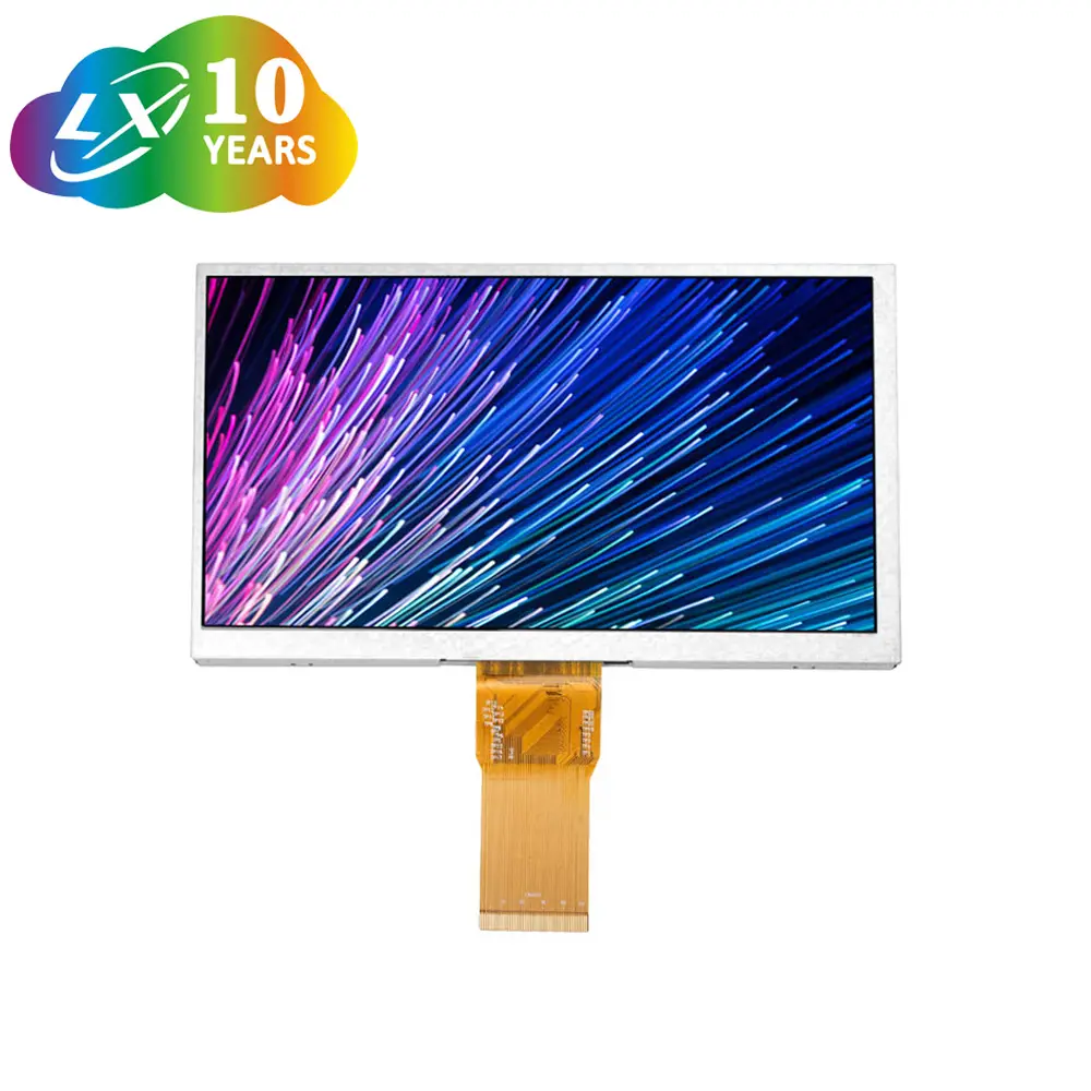 LXDisplay 7 pollici IPS 1024*600 Schermo LCD, prezzo di fabbrica di Alta Luminosità RGB Interfaccia Monitor LCD, resistivo/5-Point Capacitivo