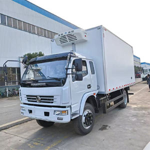 Camionnette frigorifique de haute qualité, neuve, diesel, manuelle, Dongfeng Captain, conduite à droite, 5 tonnes, pour légumes, fruits, yaourt - Product Image 1